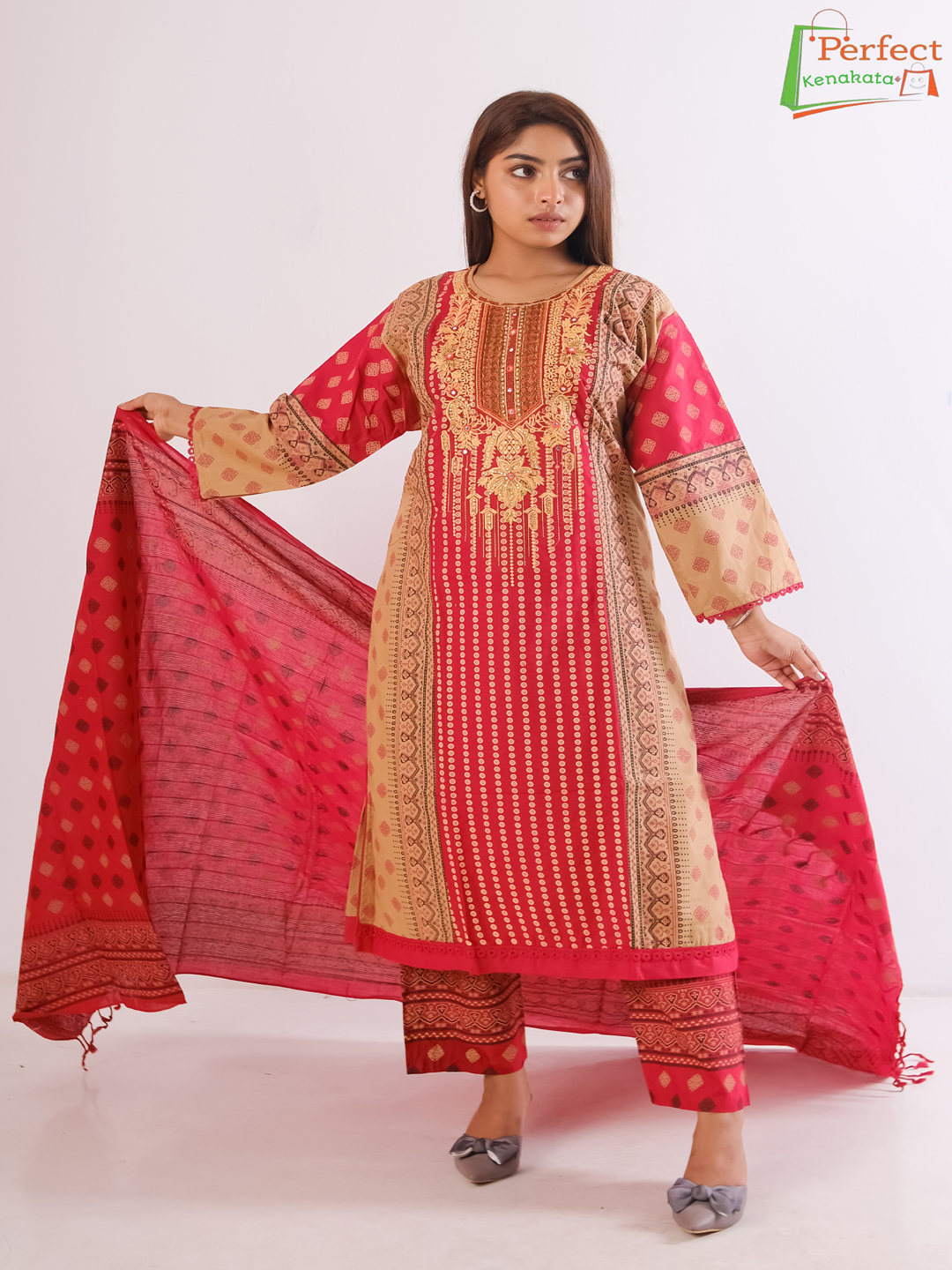 প্রিমিয়াম আরঙ কটন থ্রি-পিস কোড : P0194