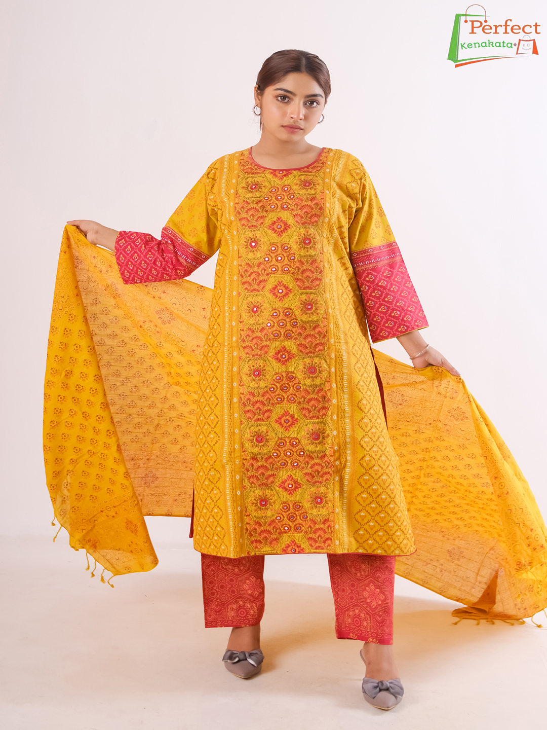 প্রিমিয়াম কটন থ্রি-পিস কোড : P0195