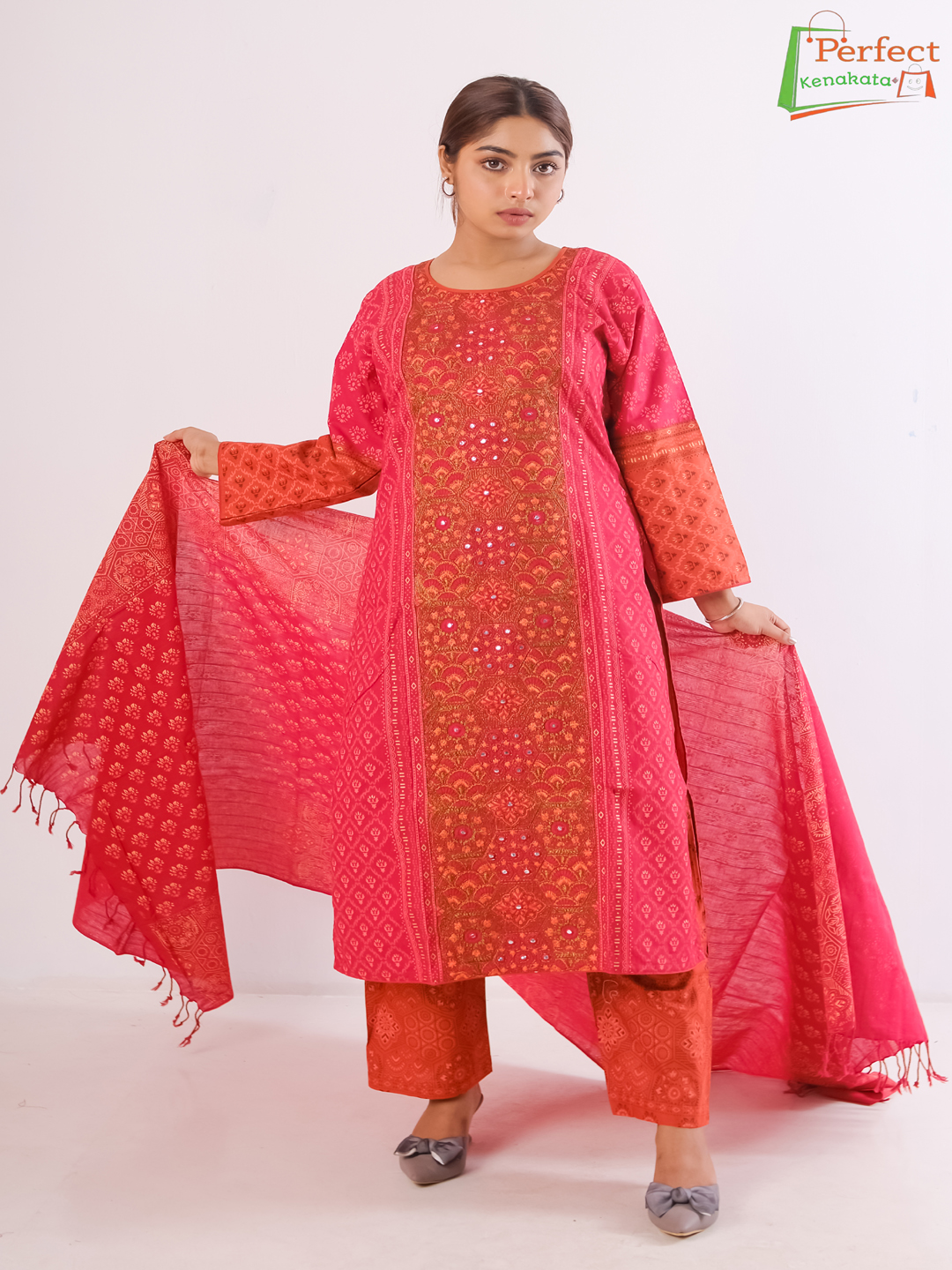 প্রিমিয়াম কটন থ্রি-পিস কোড : P0196