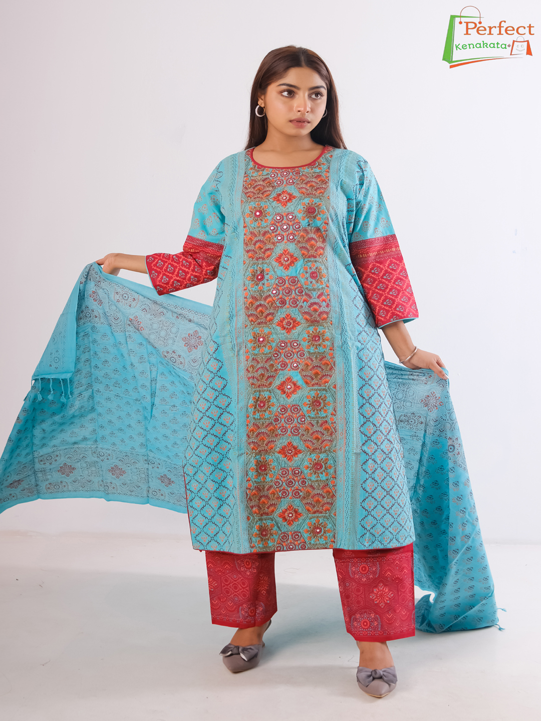 প্রিমিয়াম কটন থ্রি-পিস কোড : P0197